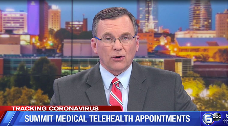 SUMMIT MEDICAL GROUP FEATURED ON WATE 6 FOR TELEHEALTH APPOINTMENTS